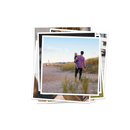 8 x 8 Square Retro Print