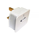 UK and ROI TRAVEL ADAPTOR 2PIN TO 3PIN